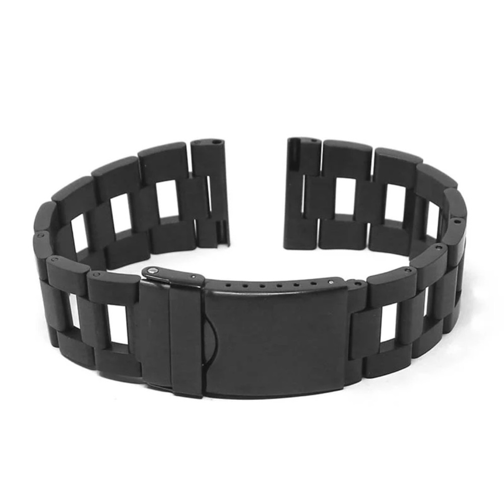 Amazon Black Glossy Stainless Steel Watch Band - Picture 3 of 8